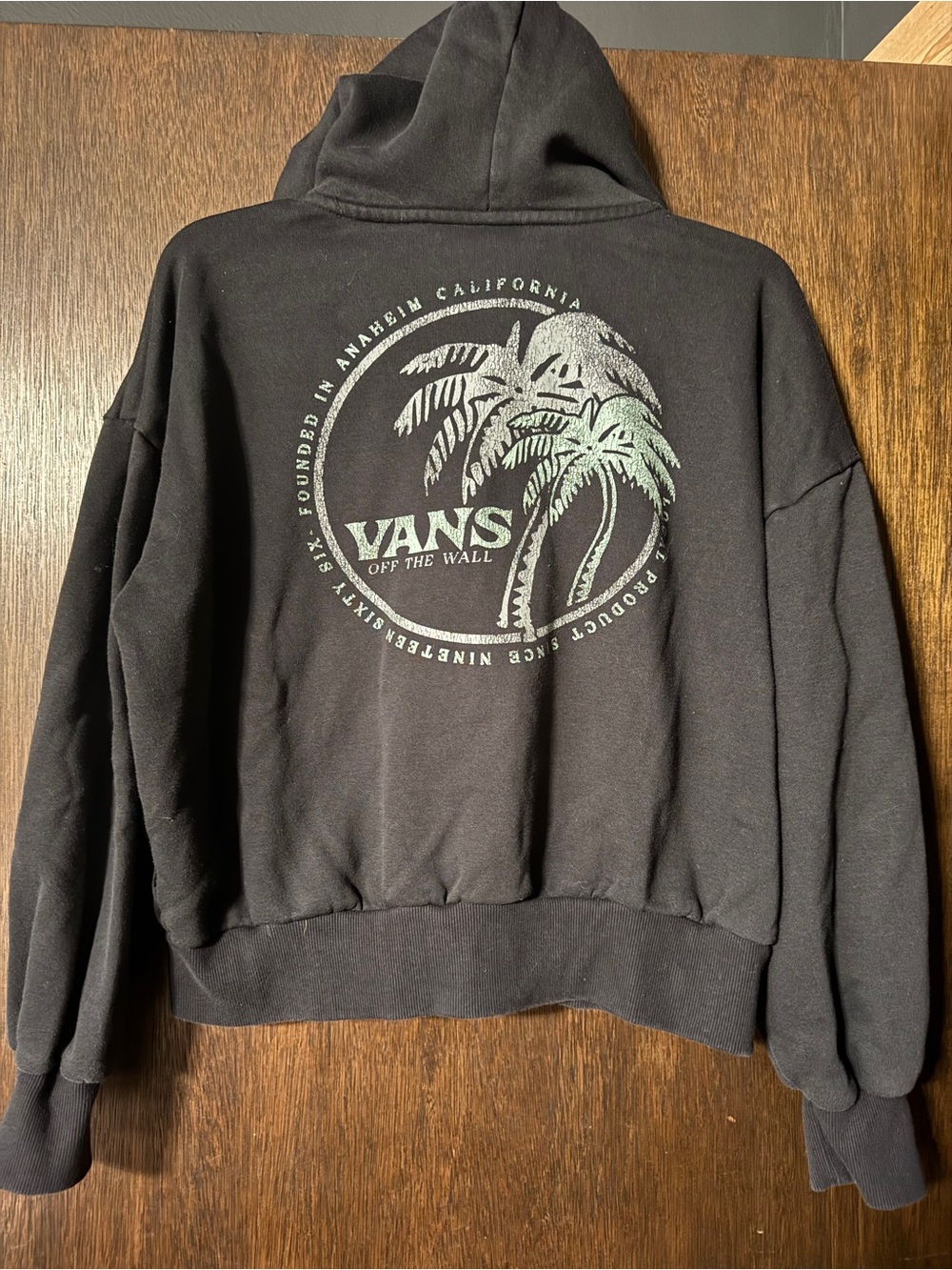 Vans crop palm hoodie S